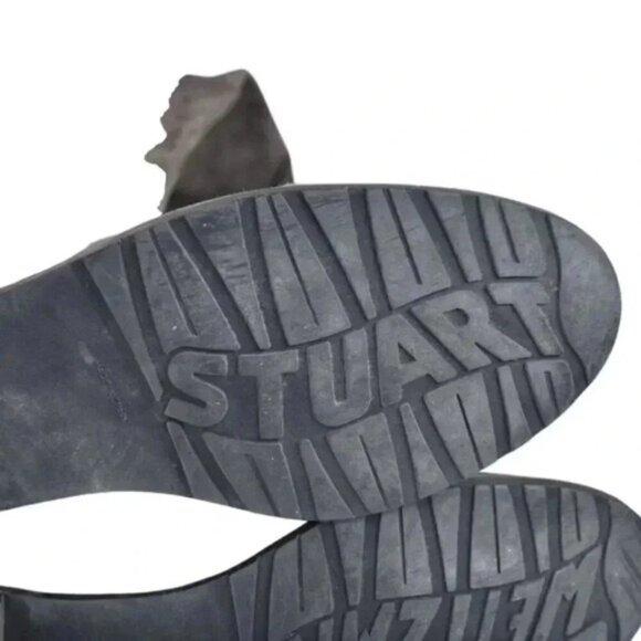 Stuart Weitzman Lowland Over the Knee Boots Suede BrownTie Size 5 - Picture 9 of 12